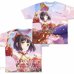 偶像大師 灰姑娘女孩 (加大)「鷹富士茄子」雙面 全彩 T-Shirt Fuku wo Yobu Odorihime Kako Takafuji Double-sided Full Graphic T-Shirt /XL【The Idolm@ster Cinderella Girls】