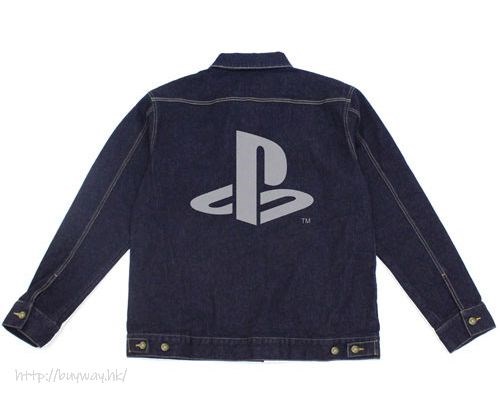 PlayStation : 日版 (中碼)「△○×□」藍紫色 牛仔 外套