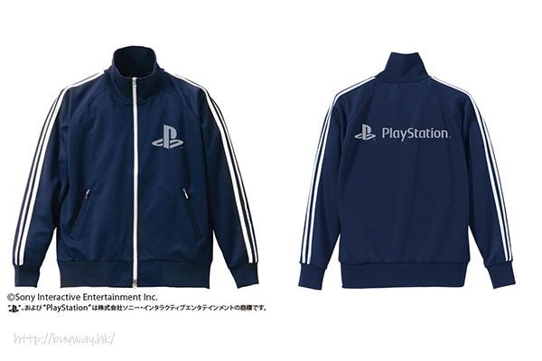PlayStation : 日版 (加大)「PlayStation」深藍×白 球衣