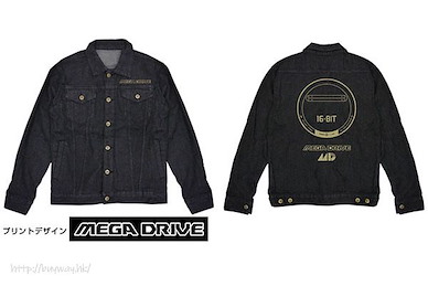 Mega Drive (大碼)「MEGA DRIVE」黑色 牛仔 外套 Jean Jacket/BLACK-L【Mega Drive】