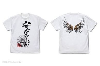 白貓Project (加大)「露卡」男気天使ルカの守ったらーい！！白色 T-Shirt Otokogi Tenshi Luca's Mamottara-i!! T-Shirt /WHITE-XL【White Cat Project】