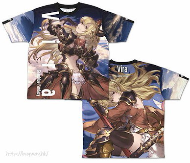 碧藍幻想 (細碼)「薇拉」雙面 全彩 T-Shirt Vira Double-sided Full Graphic T-Shirt /S【Granblue Fantasy】