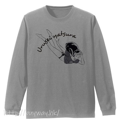 山T女福星 : 日版 (加大)「阿琳」長袖 混合灰色 T-Shirt
