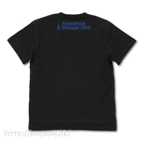偶像大師 閃耀色彩 : 日版 (加大)「杜野凛世」紅蘭偉魔空珠學園 黑色 T-Shirt