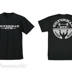 流汗吧！健身少女 (大碼)「Silverman Gym」黑色 T-Shirt Silverman Gym Dry T-Shirt /BLACK-L【How Heavy Are The Dumbbells You Lift?】