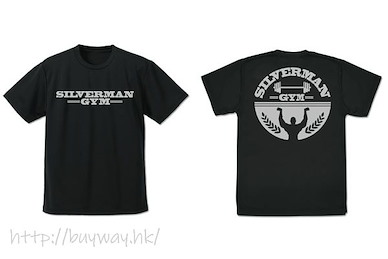 流汗吧！健身少女 (中碼)「Silverman Gym」黑色 T-Shirt Silverman Gym Dry T-Shirt /BLACK-M【How Heavy Are The Dumbbells You Lift?】