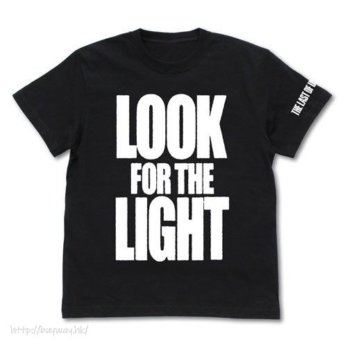 最後生還者 : 日版 (中碼)「LOOK FOR THE LIGHT」黑色 T-Shirt