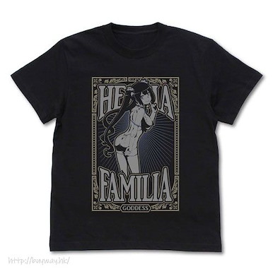 在地下城尋求邂逅是否搞錯了什麼 (中碼)「赫斯緹雅」黑色 T-Shirt Hestia T-Shirt /BLACK-M【Is It Wrong to Try to Pick Up Girls in a Dungeon?】