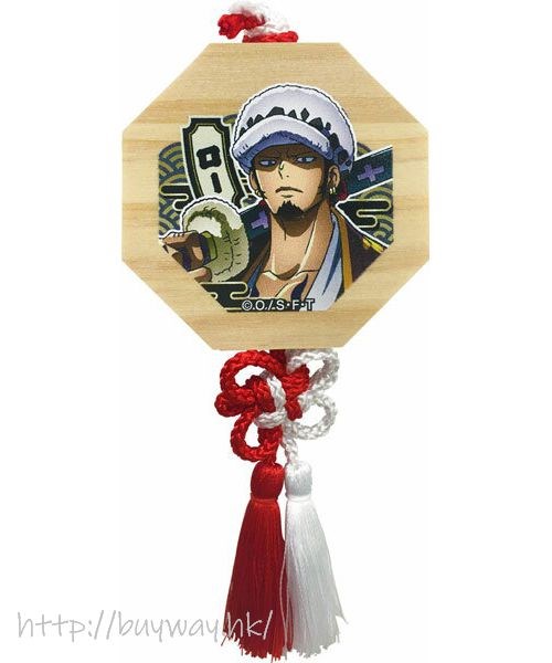海賊王 : 日版 「羅」八角木製掛飾
