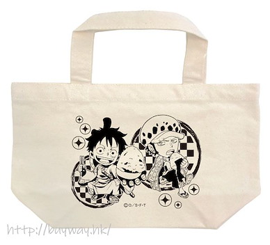 海賊王 「路飛 + 羅」日本料理 Ver. 午餐袋 Wa no Syoku Lunch Tote Bag Luffy & Law【One Piece】
