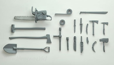 LittleArmory 1/12 近接武器 Set A 組裝模型 Melee Weapons Set A【Little Armory】