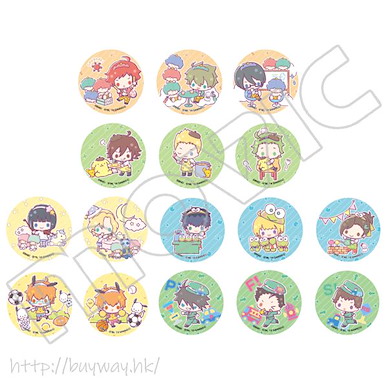 偶像大師 SideM Sanrio Characters 收藏徽章 Box A (16 個入) Sanrio Characters Chara Badge Collection A (16 Pieces)【The Idolm@ster SideM】
