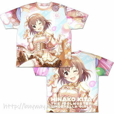偶像大師 灰姑娘女孩 (大碼)「喜多日菜子」雙面 全彩 T-Shirt Okashi na Dreaming Hinako Kita Double-sided Full Graphic T-Shirt /L【THE IDOLM@STER Cinderella Girls】