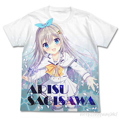 初音島 (細碼)「鷺澤有里栖」白色 T-Shirt Arisu Sagisawa Full Graphic T-Shirt /WHITE-S【D.C. Da Capo】