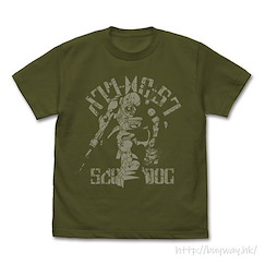 裝甲騎兵 (細碼)「ATM-09-ST 眼鏡鬥犬」墨綠色 T-Shirt Scope Dog Vintage T-Shirt /MOSS-S【Armored Trooper Votoms】