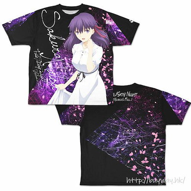 Fate系列 (中碼)「間桐櫻」劇場版 雙面 全彩 T-Shirt Sakura Matou Double-sided Full Graphic T-Shirt -M【Fate Series】