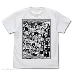 鬼滅之刃 : 日版 (大碼)「柱」集合 白色 T-Shirt