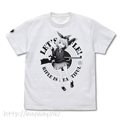 美妙射擊部 : 日版 (細碼)「小倉光」白色 T-Shirt