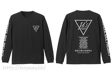 LoveLive! 明星學生妹 (中碼)「μ’s」黑色 長袖 T-Shirt μ’s  Sleeve Rib Long Sleeve T-Shirt /BLACK-M【Love Live! School Idol Project】