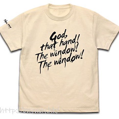 克蘇魯神話 (中碼)「米斯卡托尼克大學」購買部 窓に！窓に！米白 T-Shirt Miskatonic University Store God, that hand! The window! The window! T-Shirt /NATURAL-M【Cthulhu Mythos】