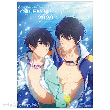 Free! 熱血自由式 「劇場版 Free!-Road to the World-夢」2020 年版 A2 掛曆 Free!-Road to the World- the Dream 2020 Ver. Calendar【Free!】
