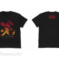 鬼滅之刃 (加大)「煉獄杏壽郎」炎柱 黑色 T-Shirt Flame Pillar Kyojuro Rengoku T-Shirt /BLACK-XL【Demon Slayer: Kimetsu no Yaiba】