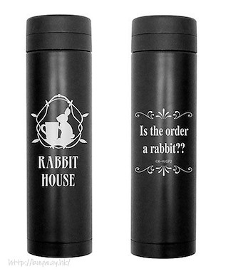 請問您今天要來點兔子嗎？ Rabbit House 黑色 保溫瓶 Rabbit House Thermos Bottle /BLACK【Is the Order a Rabbit?】