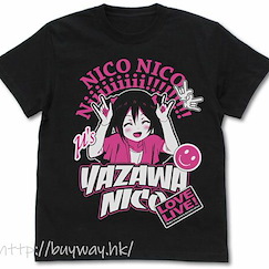 LoveLive! 明星學生妹 (加大)「矢澤妮可」黑色 T-Shirt Nico Yazawa Emotional T-Shirt /BLACK-XL【Love Live! School Idol Project】