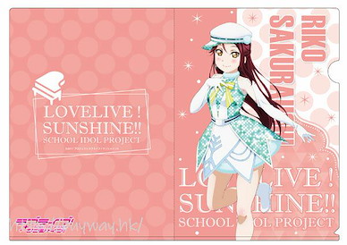 LoveLive! Sunshine!! 「櫻內梨子」Awaken the power ver.2 A4 文件套 Clear File Riko Sakurauchi Awaken the power ver.2【Love Live! Sunshine!!】