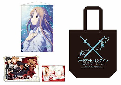 刀劍神域系列 「亞絲娜」商品集 2 (B2 掛布 + 手機架 + 證件套 + 袋子) Asuna Goods Set vol.2【Sword Art Online Series】