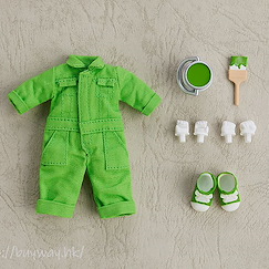 未分類 : 日版 黏土娃 服裝套組 黃綠色工作服