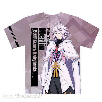 Fate系列 (大碼)「Caster (梅林)」全彩 T-Shirt Fate/Grand Order -Absolute Demonic Battlefront: Babylonia- Full Graphic T-Shirt Merlin (L Size)【Fate Series】