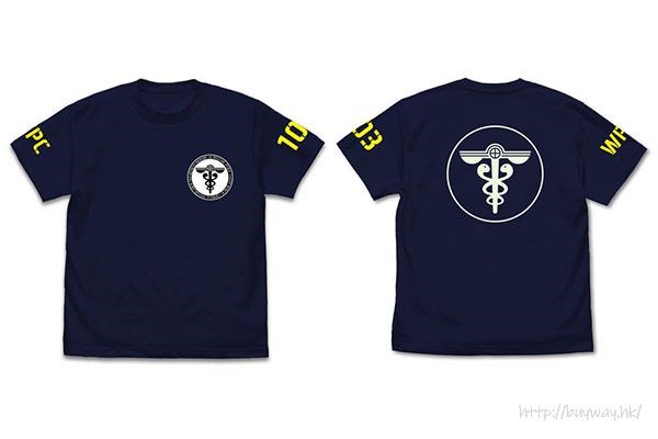 PSYCHO-PASS 心靈判官 : 日版 (中碼)「公安局」夜光 深藍色 T-Shirt