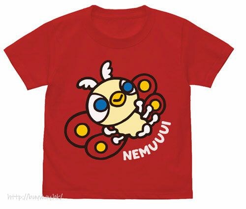 哥斯拉系列 : 日版 (150cm)「ちびモスラ」NEMUUUI 鮮紅 T-Shirt
