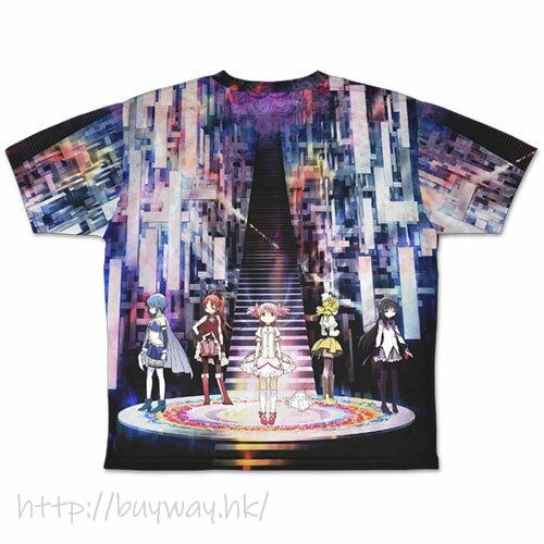 魔法少女小圓 : 日版 (大碼)「魔法少女舞台」雙面 全彩 T-Shirt