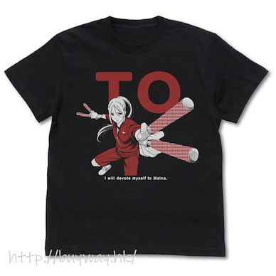 神推偶像登上武道館我就死而無憾 (細碼)「繪里飄」TOえりぴよ 黑色 T-Shirt TO Eripiyo T-Shirt /BLACK-S【Oshi ga Budokan Ittekuretara Shinu】