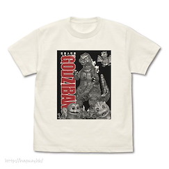 哥斯拉系列 (中碼)「ゴジばん」香草白 T-Shirt Godziban T-Shirt /VANILLA WHITE-M【Godzilla】