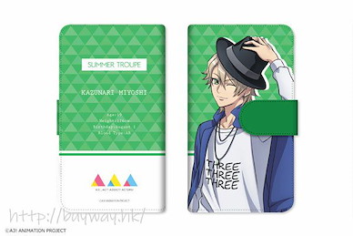 A3! 「三好一成」158mm 筆記本型手機套 Diary Smartphone Case for Multi-size L Vol.2 Kazunari Miyoshi【A3!】