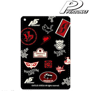 女神異聞錄系列 P5 皮革 證件套 Motif Pattern 1 Pocket Pass Case Persona 5【Persona Series】