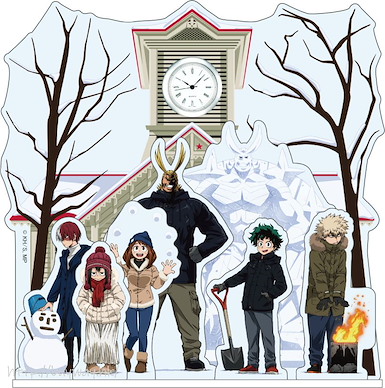 我的英雄學院 2020 札幌冰雪節 亞克力座枱鐘 Snow Festival Original Illustration Acrylic Collet Clock【My Hero Academia】