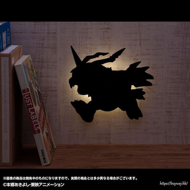 數碼暴龍系列 「加布獸」背光式牆壁感應燈 Gabumon Built in LED Desk Top Light【Digimon Series】