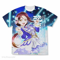 LoveLive! Sunshine!! (大碼)「櫻內梨子」Over the Rainbow Ver. 全彩 白色 T-Shirt Riko Sakurauchi Full Graphic T-Shirt Over the Rainbow Ver./WHITE-L【Love Live! Sunshine!!】