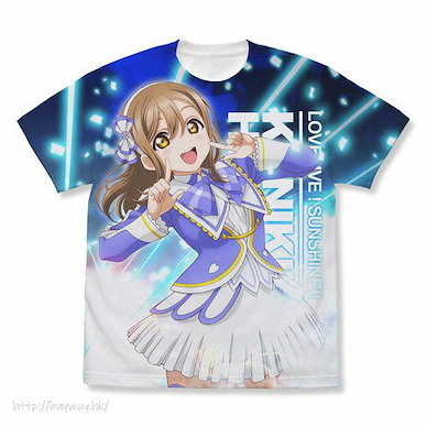 LoveLive! Sunshine!! (大碼)「國木田花丸」Over the Rainbow Ver. 全彩 白色 T-Shirt Hanamaru Kunikida Full Graphic T-Shirt Over the Rainbow Ver./WHITE-L【Love Live! Sunshine!!】