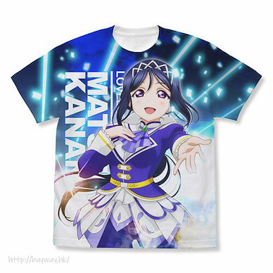 LoveLive! Sunshine!! (加大)「松浦果南」Over the Rainbow Ver. 全彩 白色 T-Shirt Kanan Matsuura Full Graphic T-Shirt Over the Rainbow Ver./WHITE-XL【Love Live! Sunshine!!】