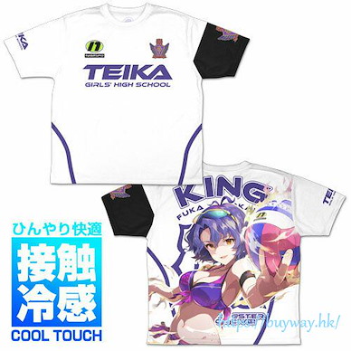 偶像大師 百萬人演唱會！ (中碼)「豊川風花」(KING) 清涼雙面全彩 T-Shirt Super Beach Volleyball [King] Fuka Toyokawa Cool Feel Double-sided Full Graphic T-Shirt /M【The Idolm@ster Million Live!】