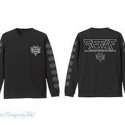 新世紀福音戰士 (中碼)「SEELE」黑色 長袖 T-Shirt SEELE Sleeve Rib Long Sleeve T-Shirt /BLACK-M【Neon Genesis Evangelion】