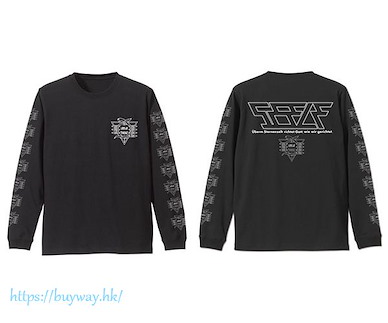 新世紀福音戰士 (大碼)「SEELE」黑色 長袖 T-Shirt SEELE Sleeve Rib Long Sleeve T-Shirt /BLACK-L【Neon Genesis Evangelion】