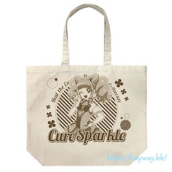 光之美少女系列 「平光日向  閃爍天使」米白 大容量 手提袋 Cure Sparkle Large Tote Bag /NATURAL【Pretty Cure Series】