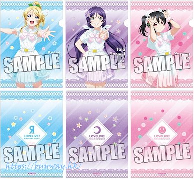 LoveLive! 明星學生妹 「3年生」A4 文件套 (1 套 3 款) Clear File 3 Set Third-year Student【Love Live! School Idol Project】