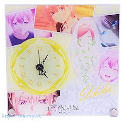 五等分的新娘 「中野一花」亞克力枱鐘 Acrylic Clock Ichika【The Quintessential Quintuplets】